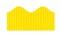 Bordette Scalloped Bulletin Board Border 2.25" x 50 Ft Roll – Classroom Decorative Trim, Multiple Colors Available (Gold, Black, Blue, Red & More)